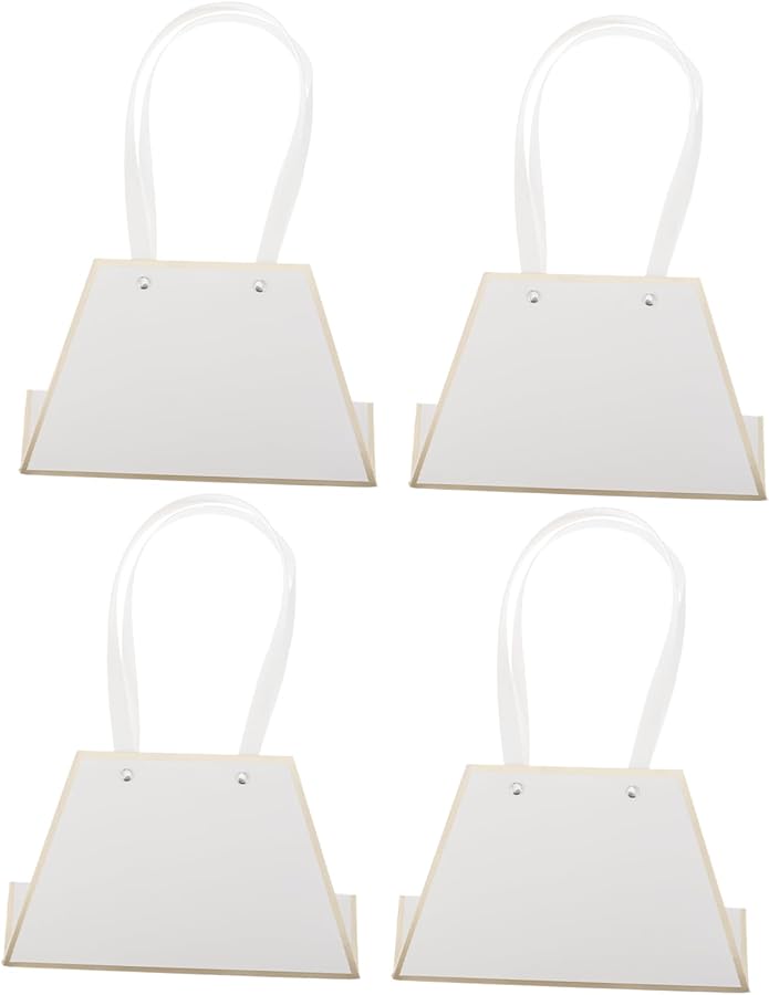FOMIYES 4 Pack Tear Resistant Paper Flower Bouquet Decor Plant Holder For Balcony Window - Image 1